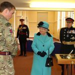 エリザベス女王がイギリス陸軍工兵隊300周年のお祝いにご出席されました。