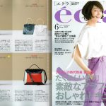 Launer London handbag is introduced in eclat magazine.