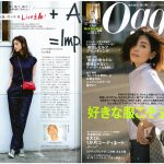 Launer London handbag is introduced in Oggi magazine.