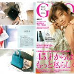 Launer London handbag is introduced in GLOW magazine.