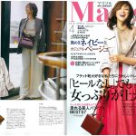 Launer London handbag is introduced in Marisol magazine.
