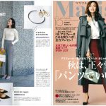 Launer London handbag is introduced in Marisol magazine.