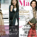 Launer London handbag is introduced in Marisol magazine.