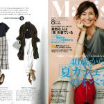 Launer London handbag is introduced in Marisol magazine.