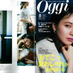 Launer London handbag is introduced in Oggi magazine.