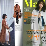 Launer London handbag is introduced in Marisol magazine.