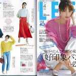 Launer London handbag is introduced in 『 LEE 』 magazine.