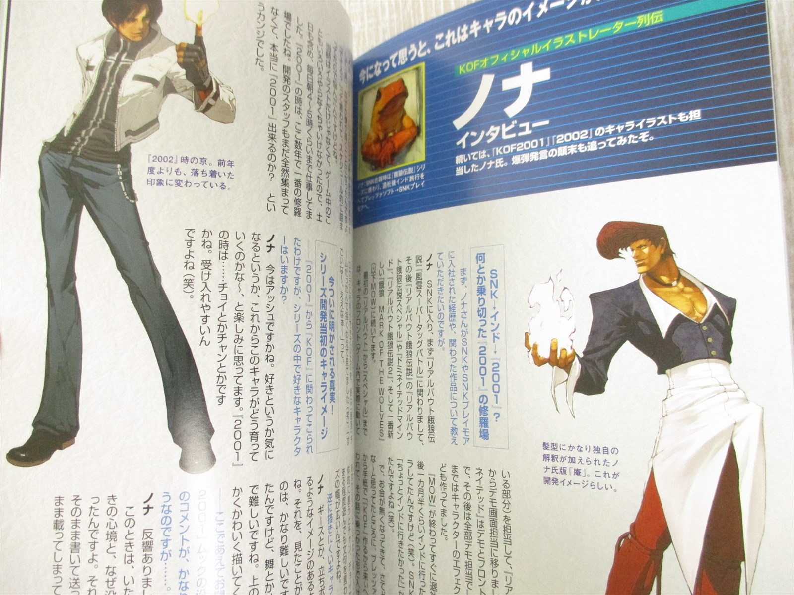 King Of Fighters 94 Orochi Story Profiling Book Art Material Fanbook Neo Geo Ebay