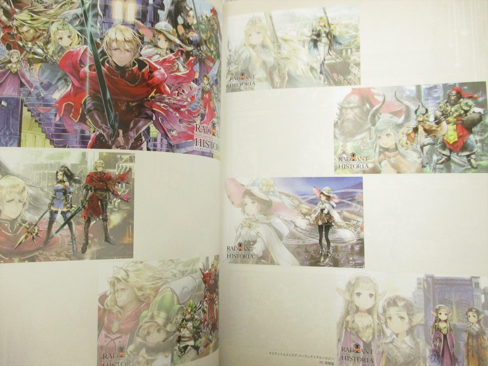 RADIANT HISTORIA PERFECT CHRONOLOGY Official Art Works Fan Book 3DS Japan  2018