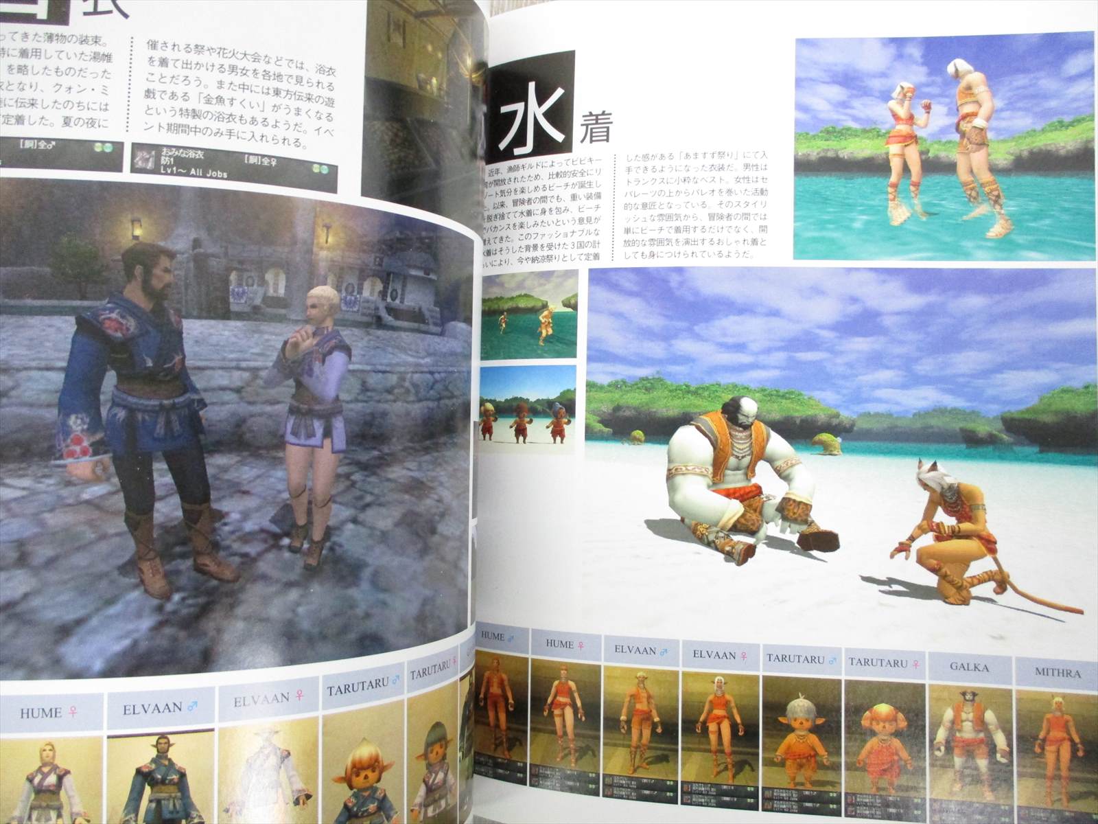 FINAL FANTASY XI 11 Dengeki no Ryodan Fashion 2007 Art Works Fan 