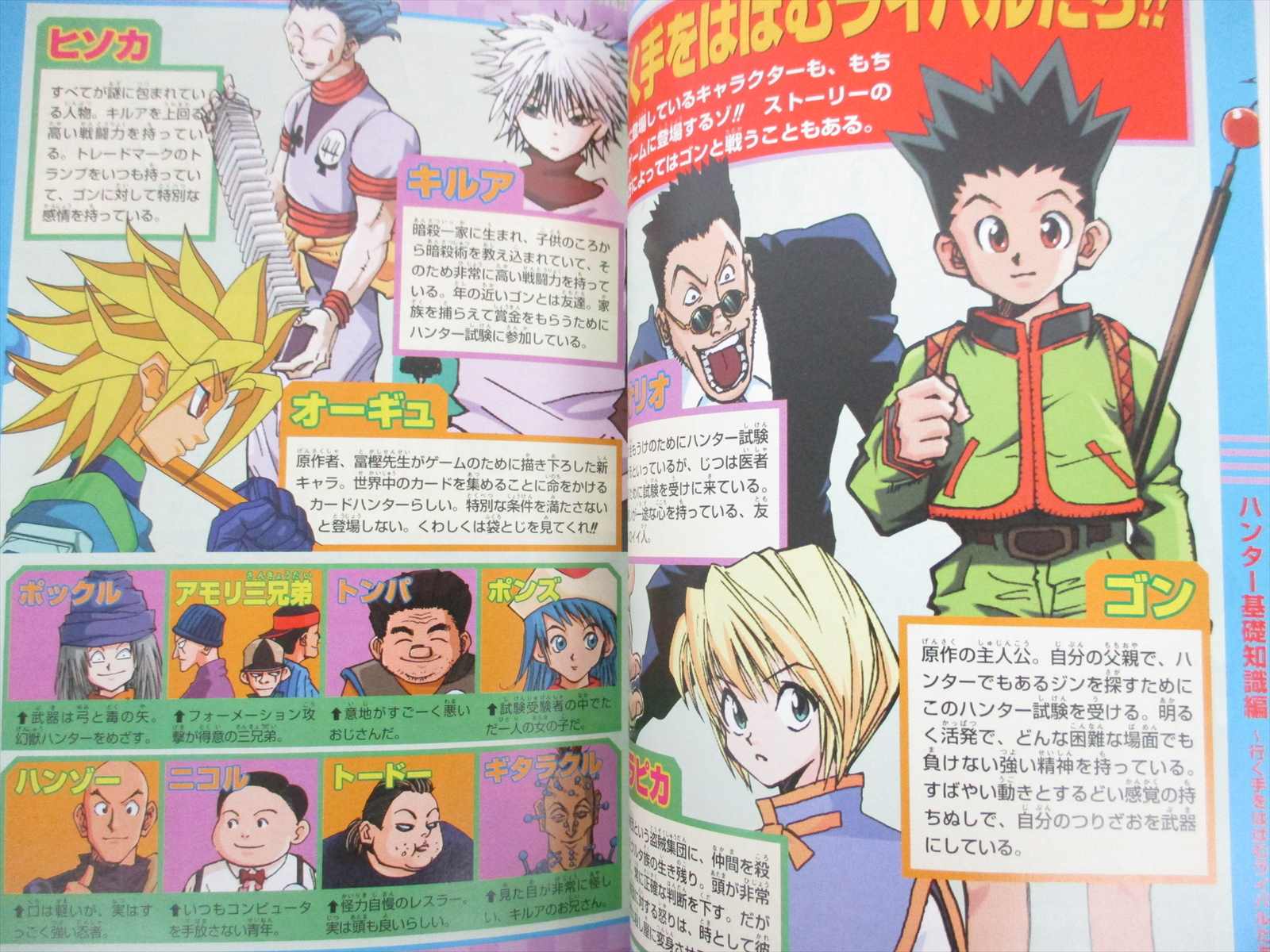 Japan Hunter X Hunter Hunter No Keifu Game Guide Book Collectibles Collectibles Animation Art Characters