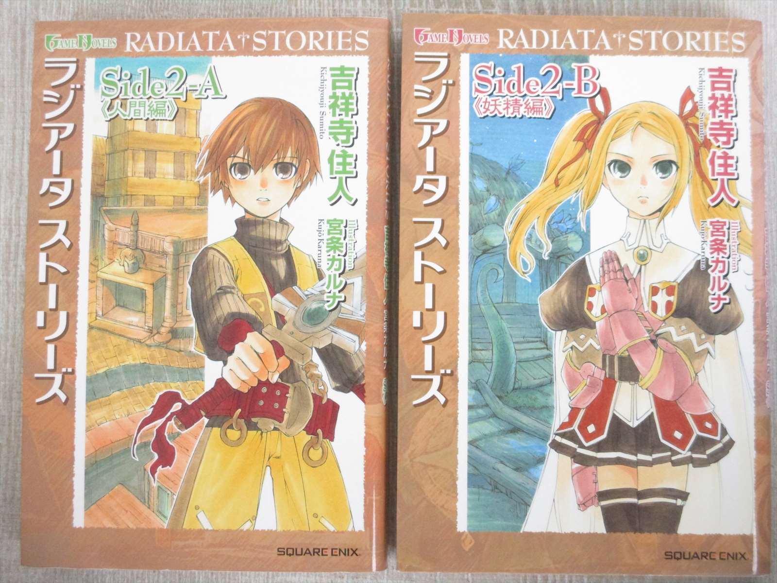 Radiata Stories Side2 Novel Comlete Set A B Sumito Kichijoji Japan Book Se Ebay