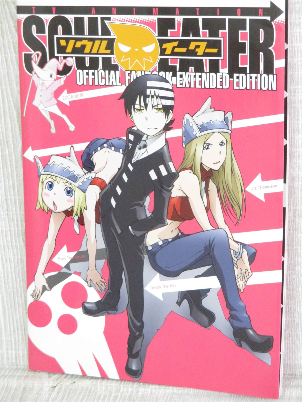 SOUL EATER TV Anime Official Fan Book Extended Edition w/Poster Art