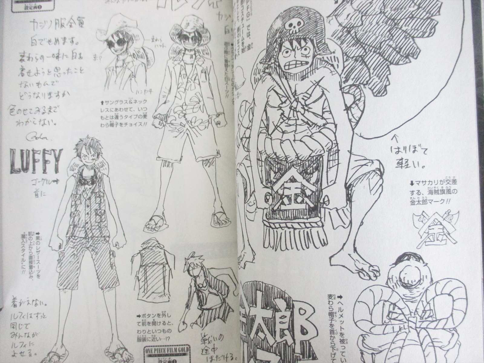 Animation Art Characters One Piece 777 Art Design Book Eiichiro Oda Film Gold 16 Ltd Booklet Collectibles