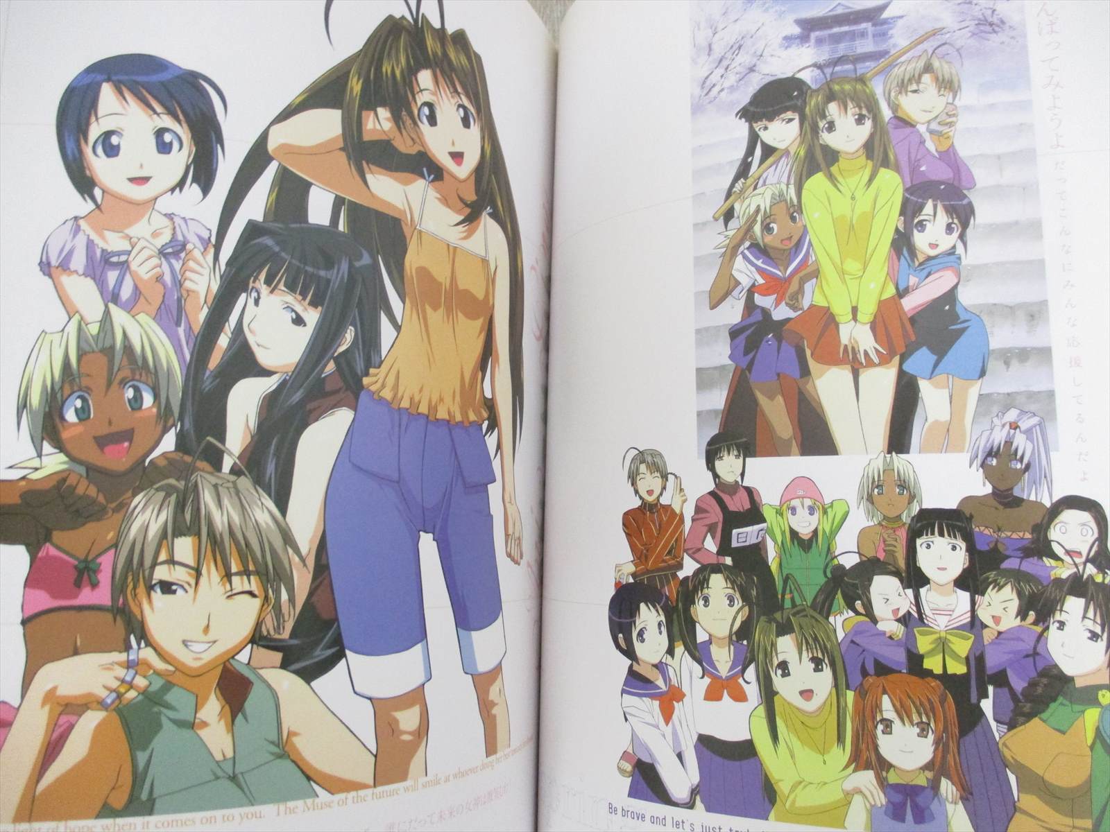 LOVE HINA Ani Hina Art Collection w/Poster KEN AKAMATSU Fan Book 2001 ...