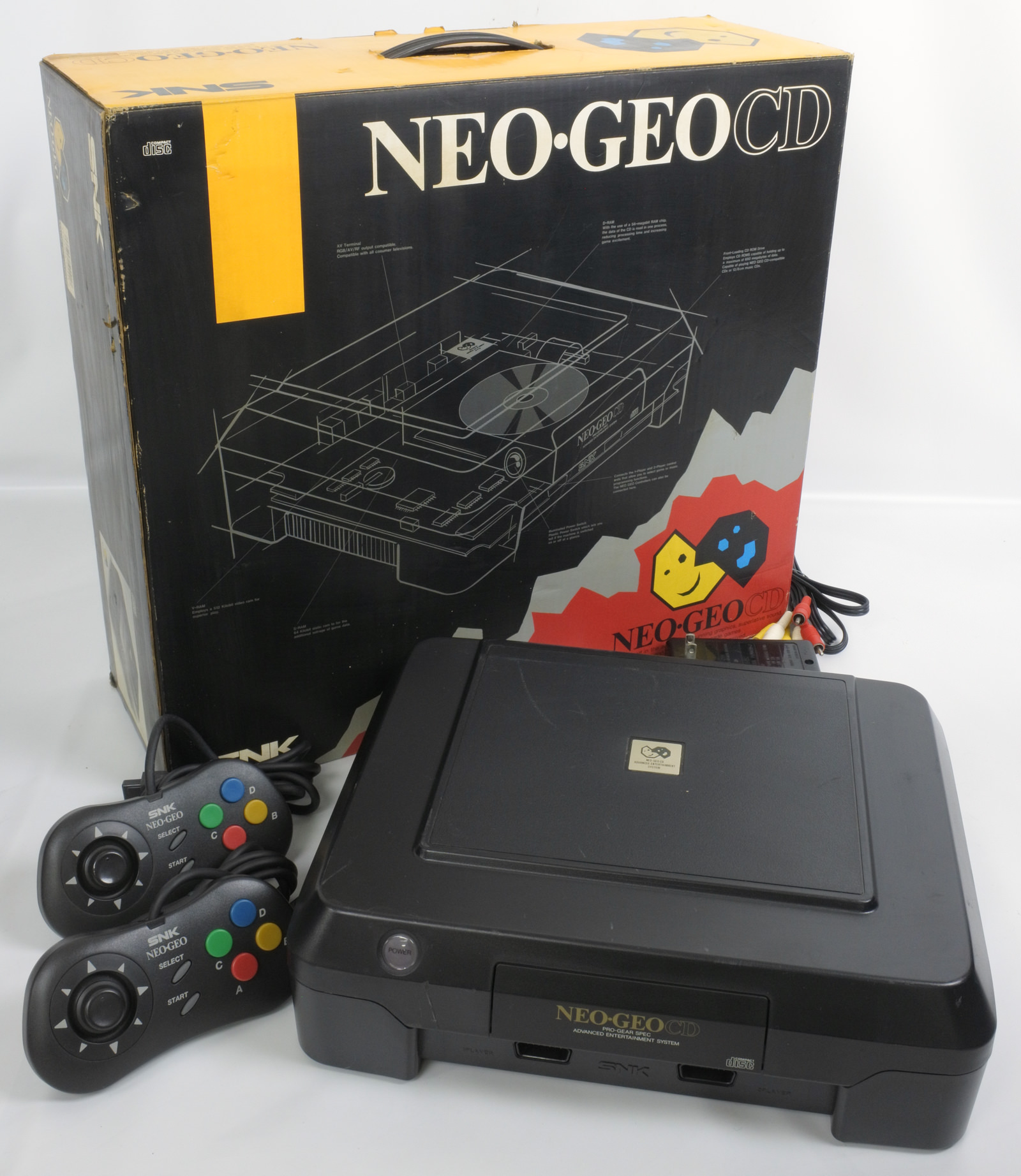 ◇在庫限り◇-SNK NEO・GEO CD(••ジャンク)＋ソフト4本 Vxky4