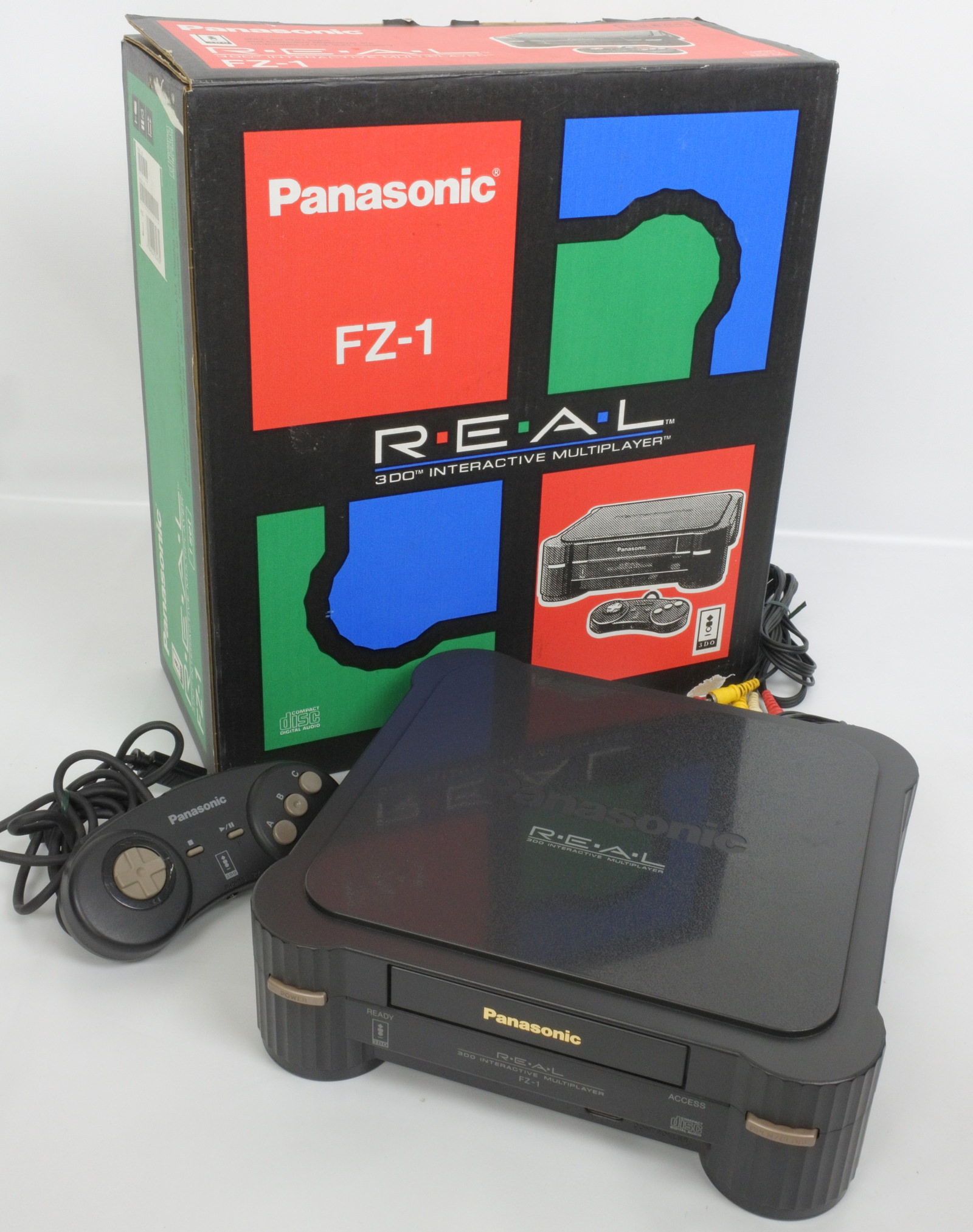 Panasonic 3DO REAL Console System Boxed FZ-1 Tested 4CKSB12624 JAPAN ...