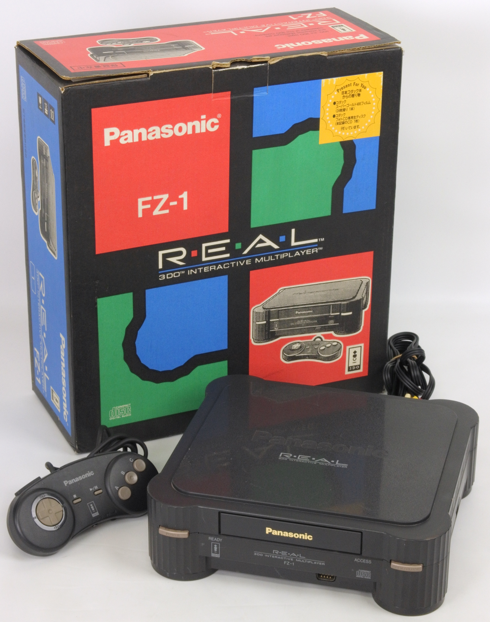 Panasonic 3DO REAL Console System FZ-1 Tested Ref/4EKSD38069 JAPAN Game ...