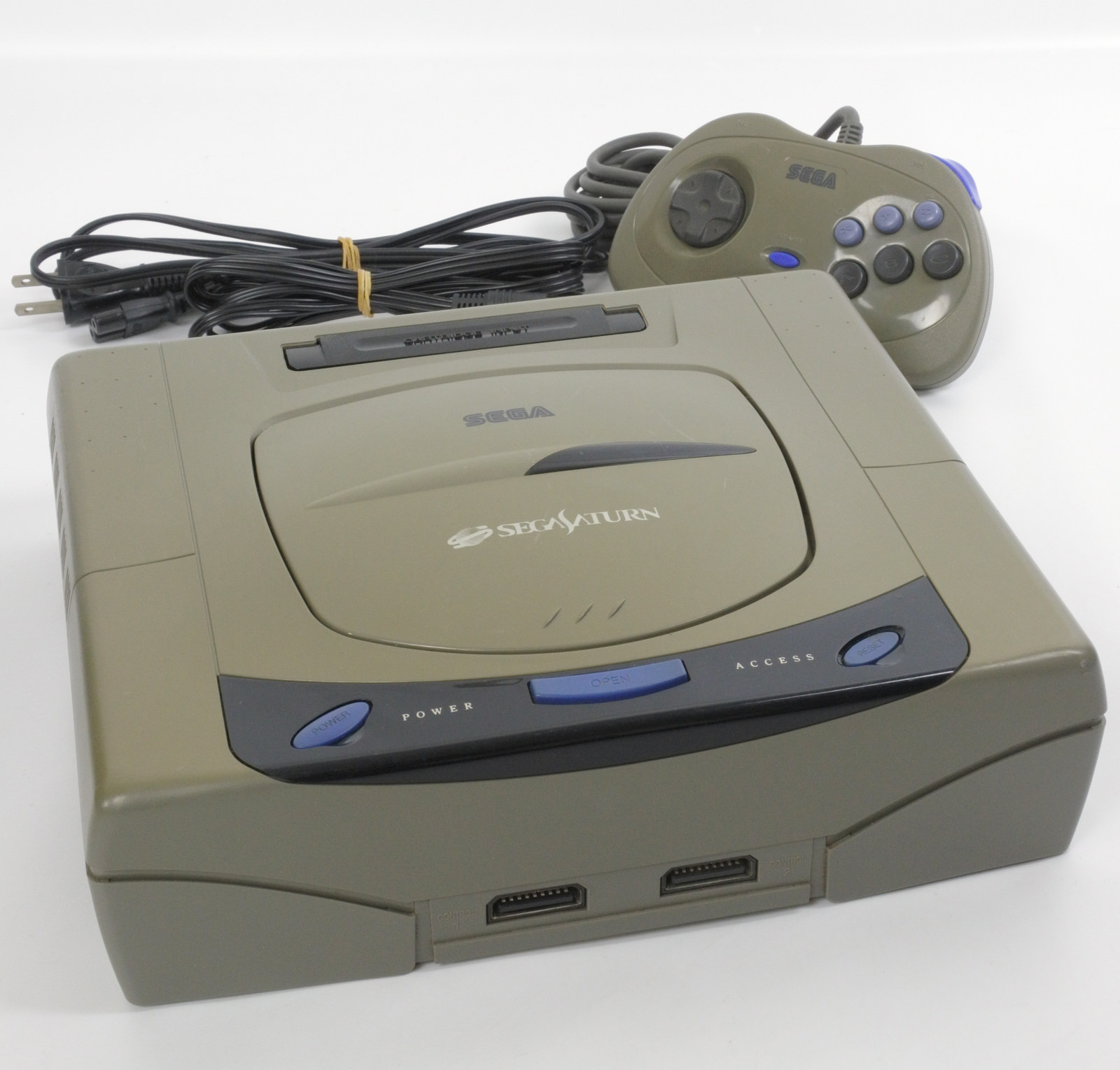 Sega Saturn SS GREY Console System HST-3210 Tested Ref AD63009737 ...