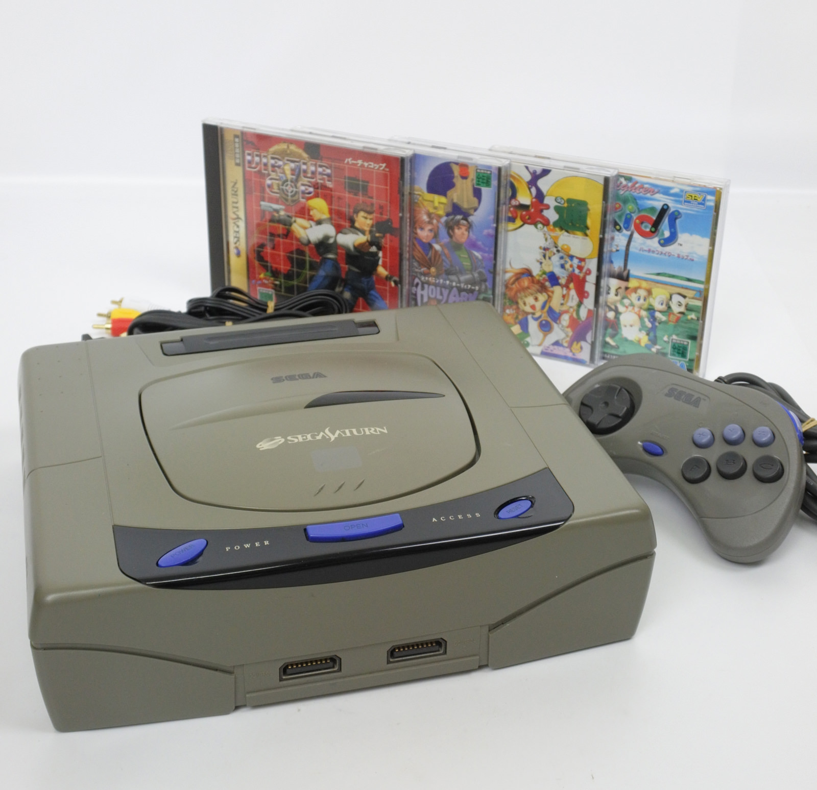 Sega Saturn Grey Console System HST-3200 s Ref B40101878 Tested C | eBay