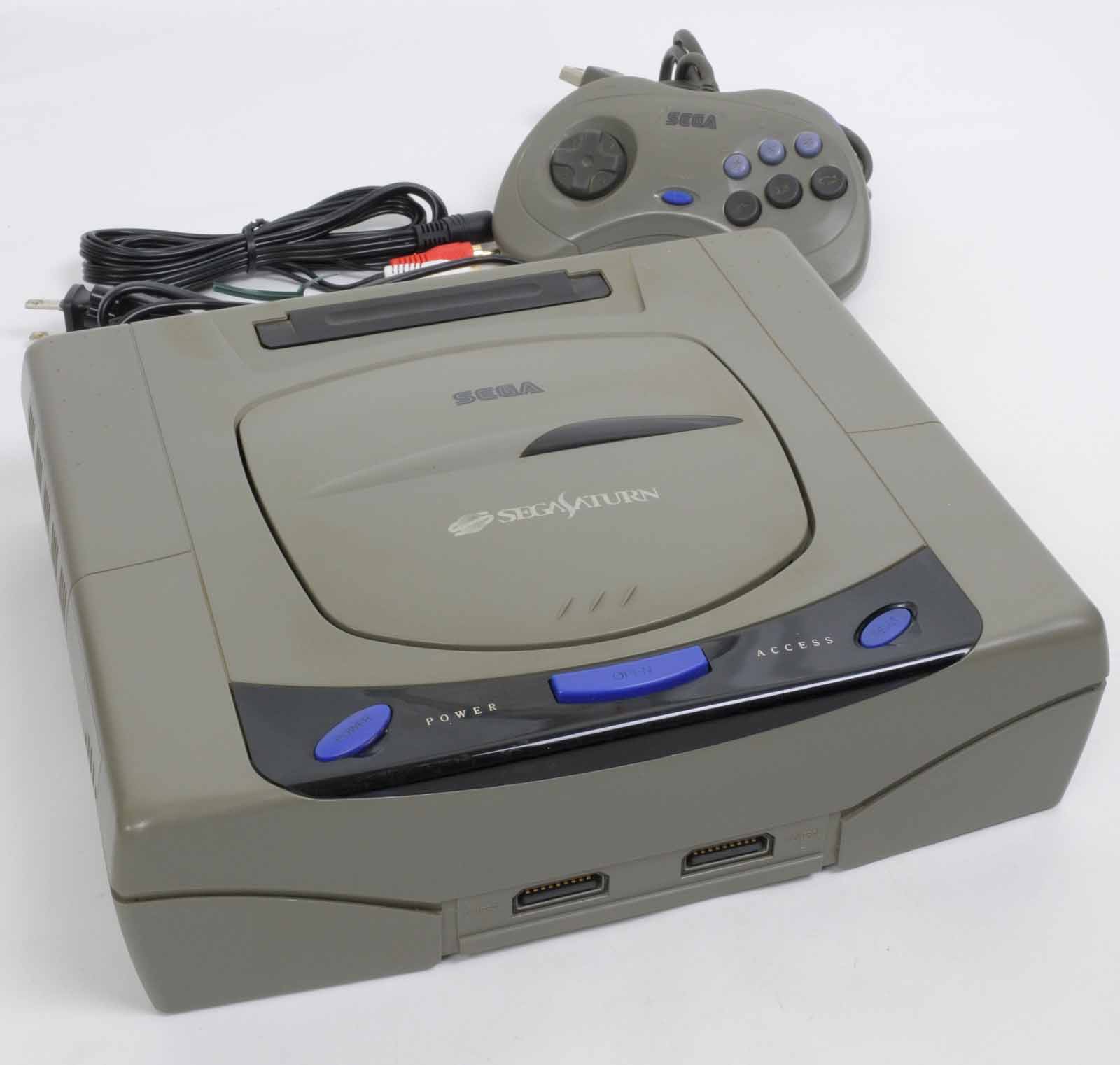 Sega Saturn GREY Console System HST-3200 JAPAN Game Ref B50097020 