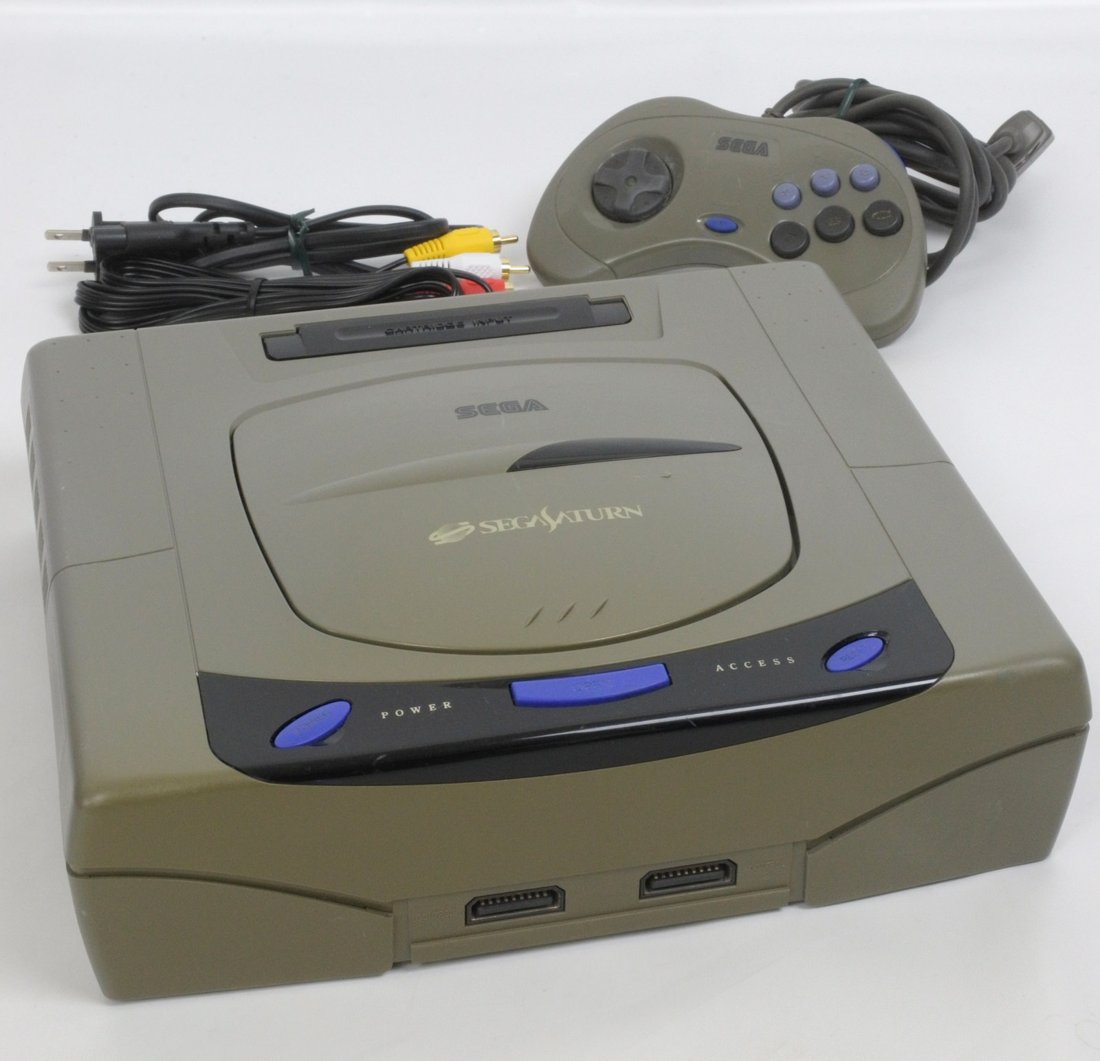 Sega Saturn GREY Console System B51040293 FREE SHIPPING HST-3200 Tested ...