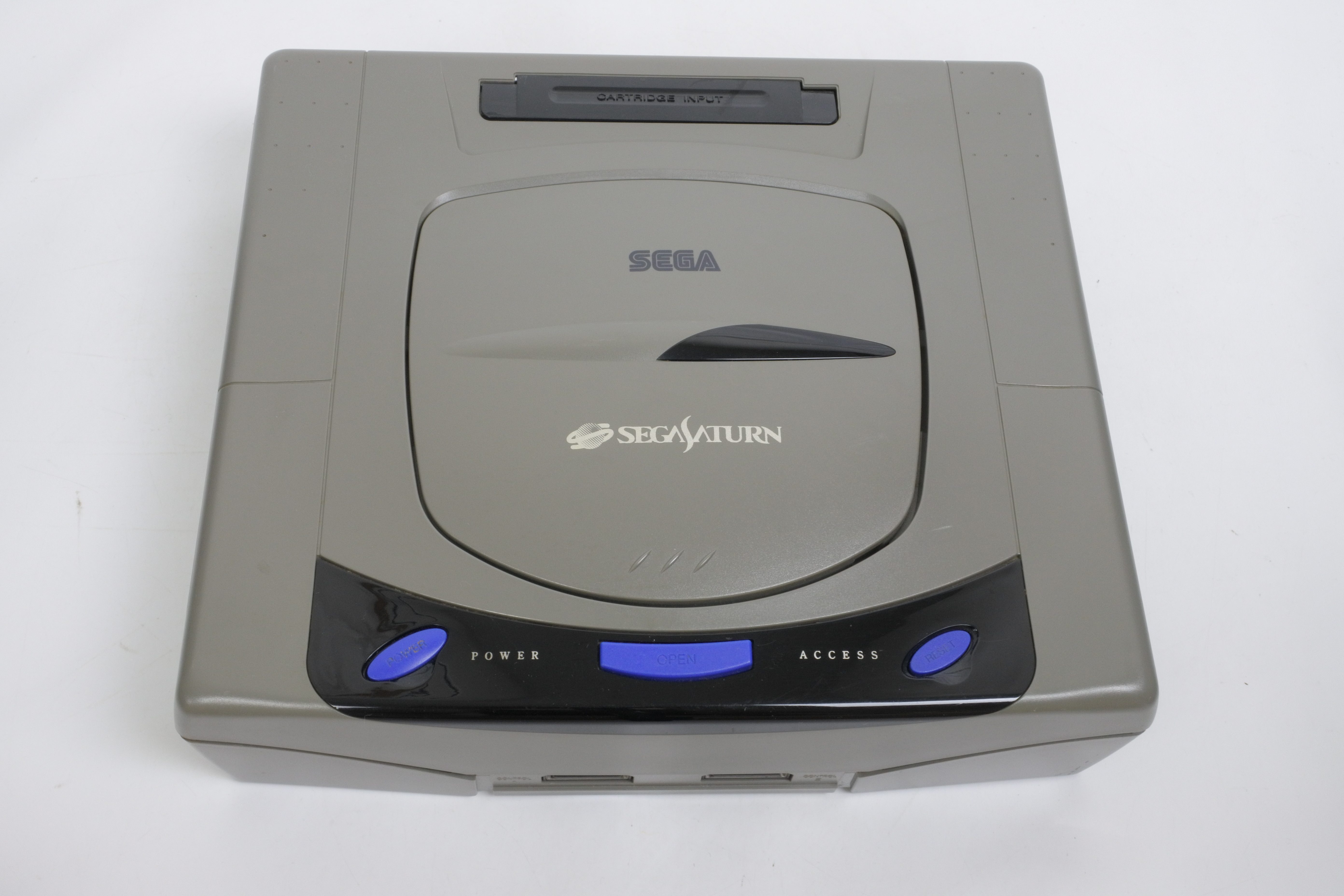 Sega Saturn GREY Console System Boxed HST-3210 Tested JAPAN B61001878 ...