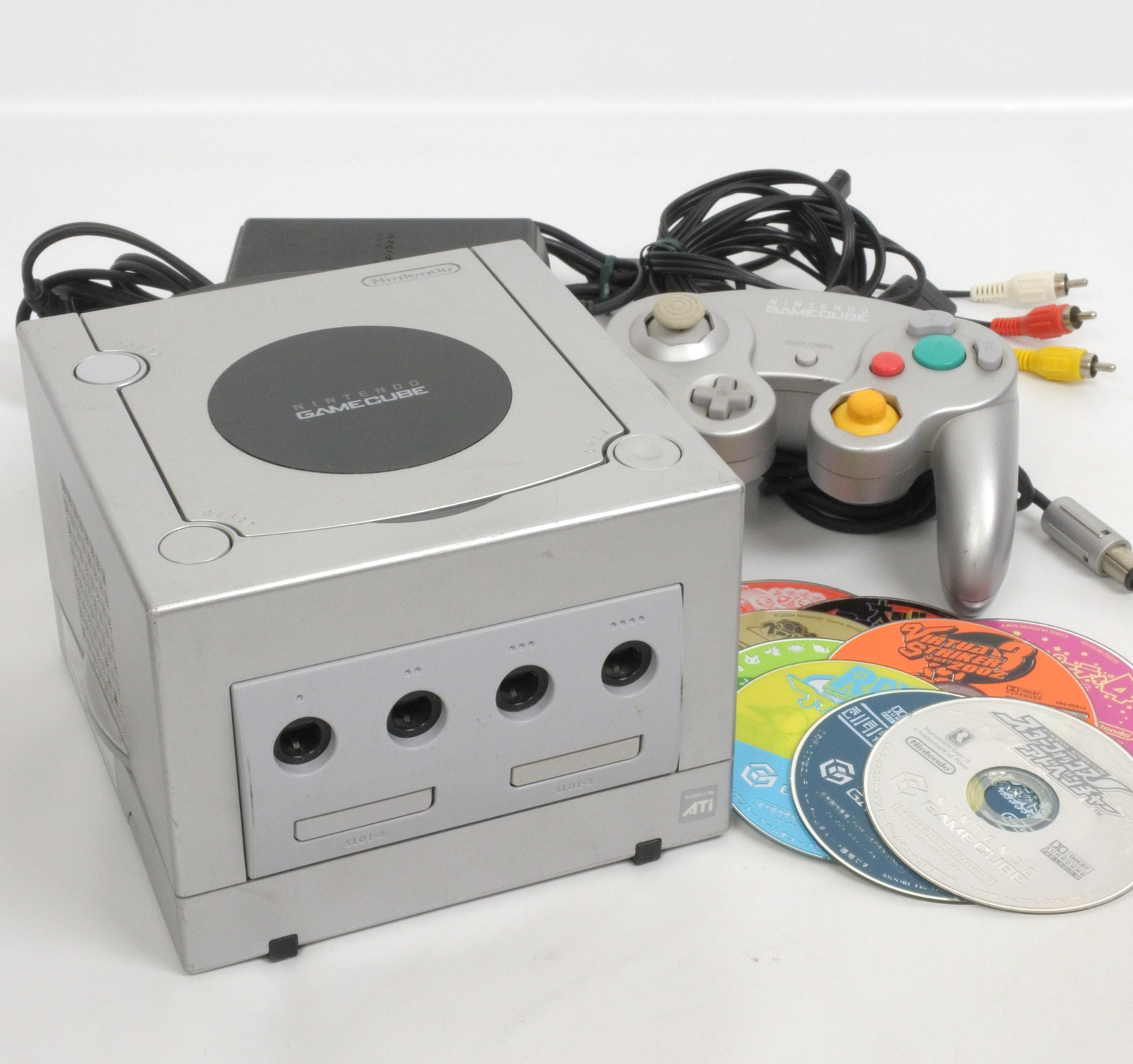 Game Cube Silver Console System wz 10 Games FREE SHIPPING NTSC-J ...