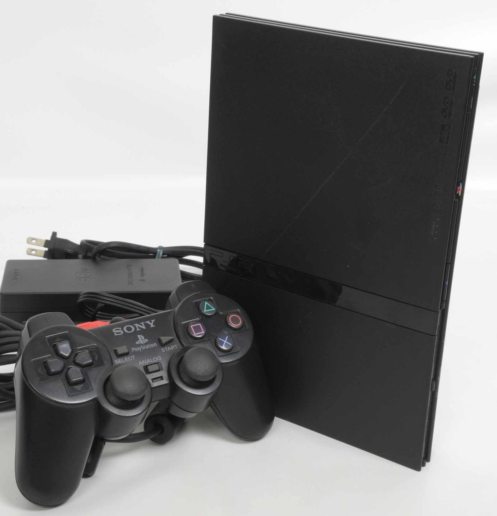 PS2 Slim Console System SCPH-70000 Charcoal Black Playstation2 ...