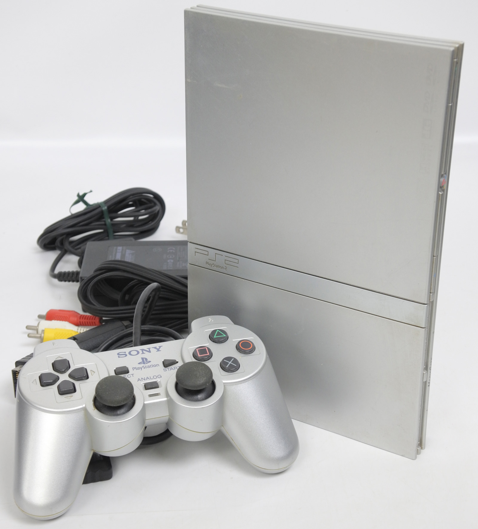 PS2 Slim Console System SCPH-77000 Satin Silver Playstation 2 "NTSC-J ...