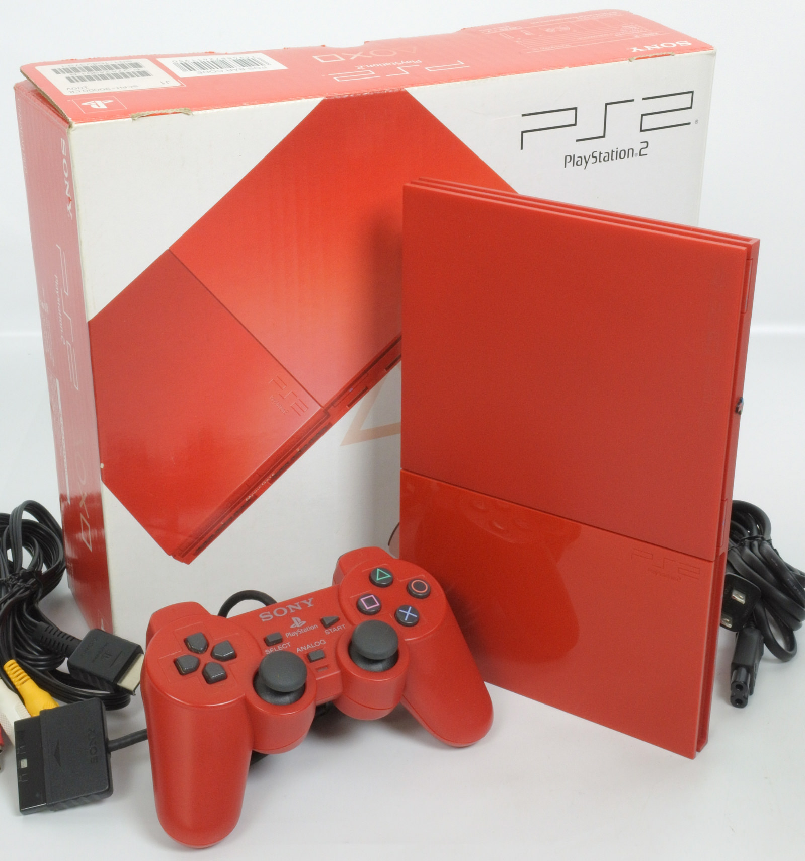 playstation 2 red