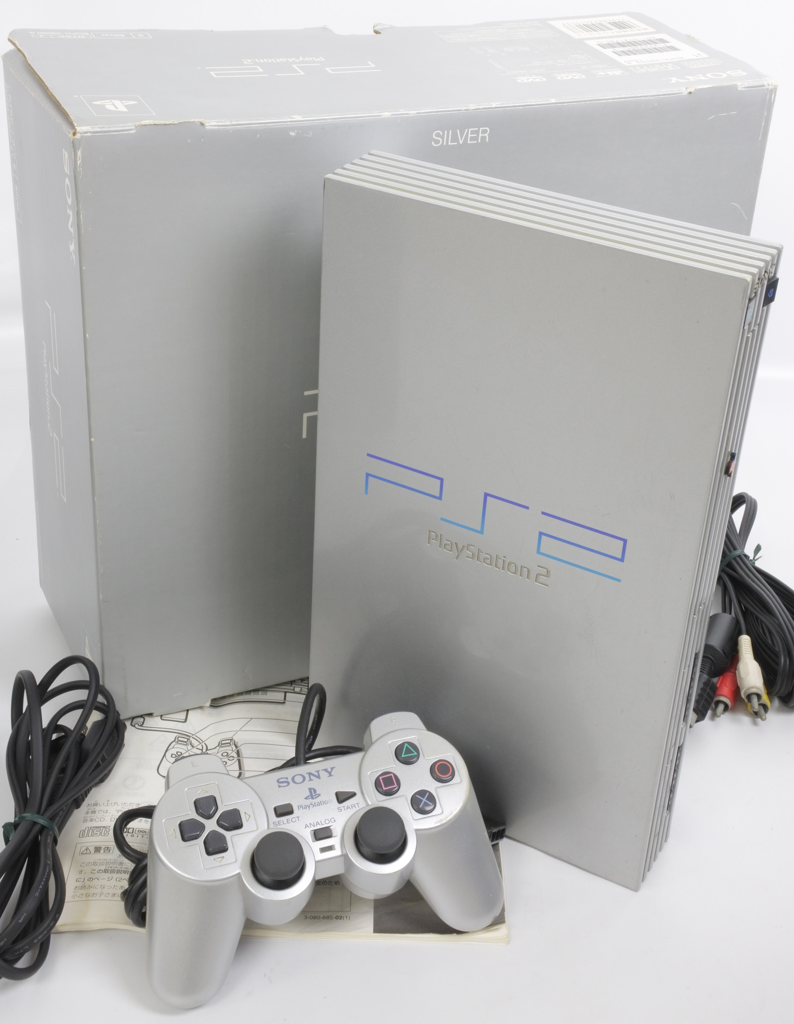 Ps2 Silver Console System Scph Only For Ntsc J 1730 Tested Playstation 2 Ebay