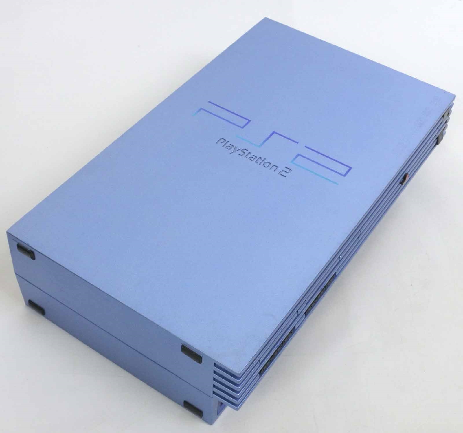 Ps2 Console System Scph Aqua Blue Tested Playstation 2 Sony Ntsc J Ebay