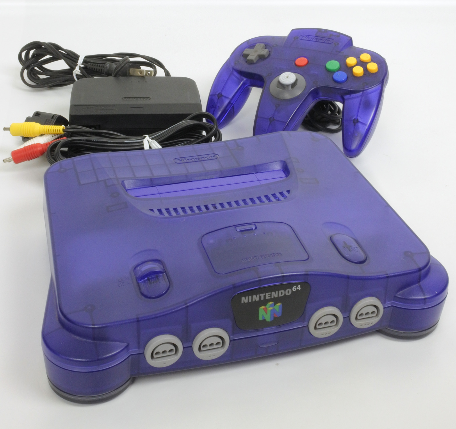 Nintendo 64 Console System Midnight Blue Toysrus "NTSC J" Tested JP ...