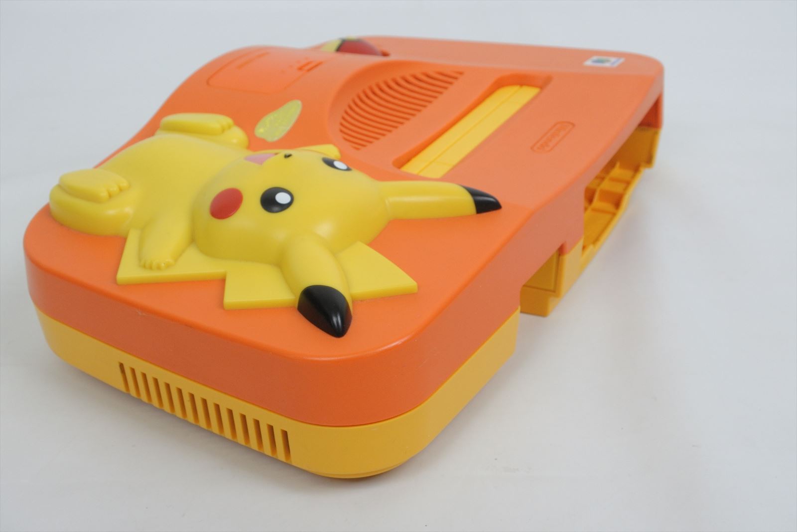 Nintendo 64 PIKACHU Console System Orange Yellow JAPAN Game Ref ...