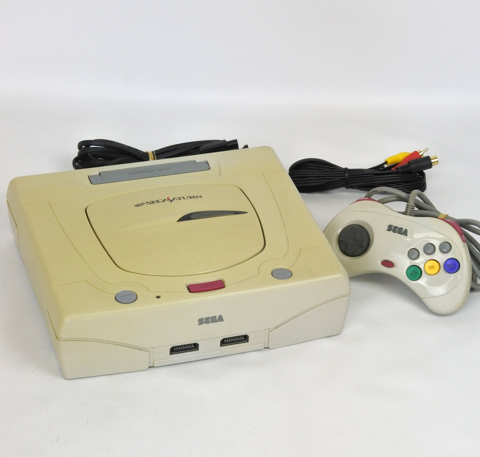 Sega Saturn SS Console System WHITE HST-3220 Tested REF P7D036002 D ...