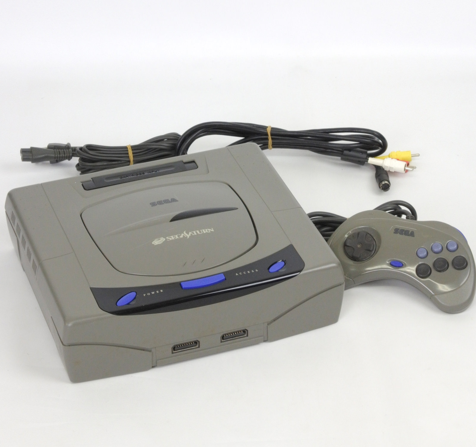 Sega Saturn Ss Grey Console System Hst-3210 Tested Ref T53056339 B 