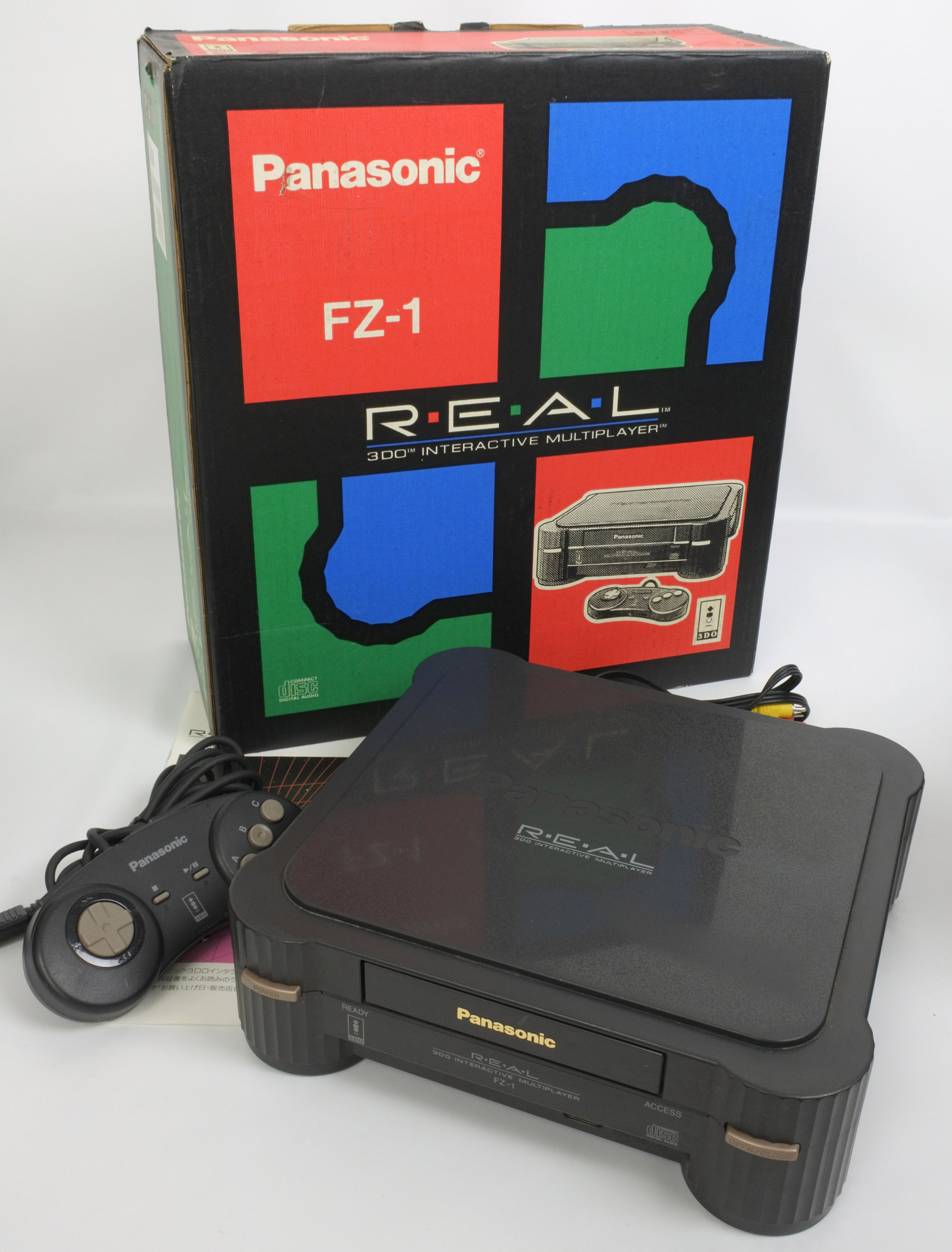 Panasonic 3DO REAL Console System Boxed FZ-1 Tested JAPAN Game ...