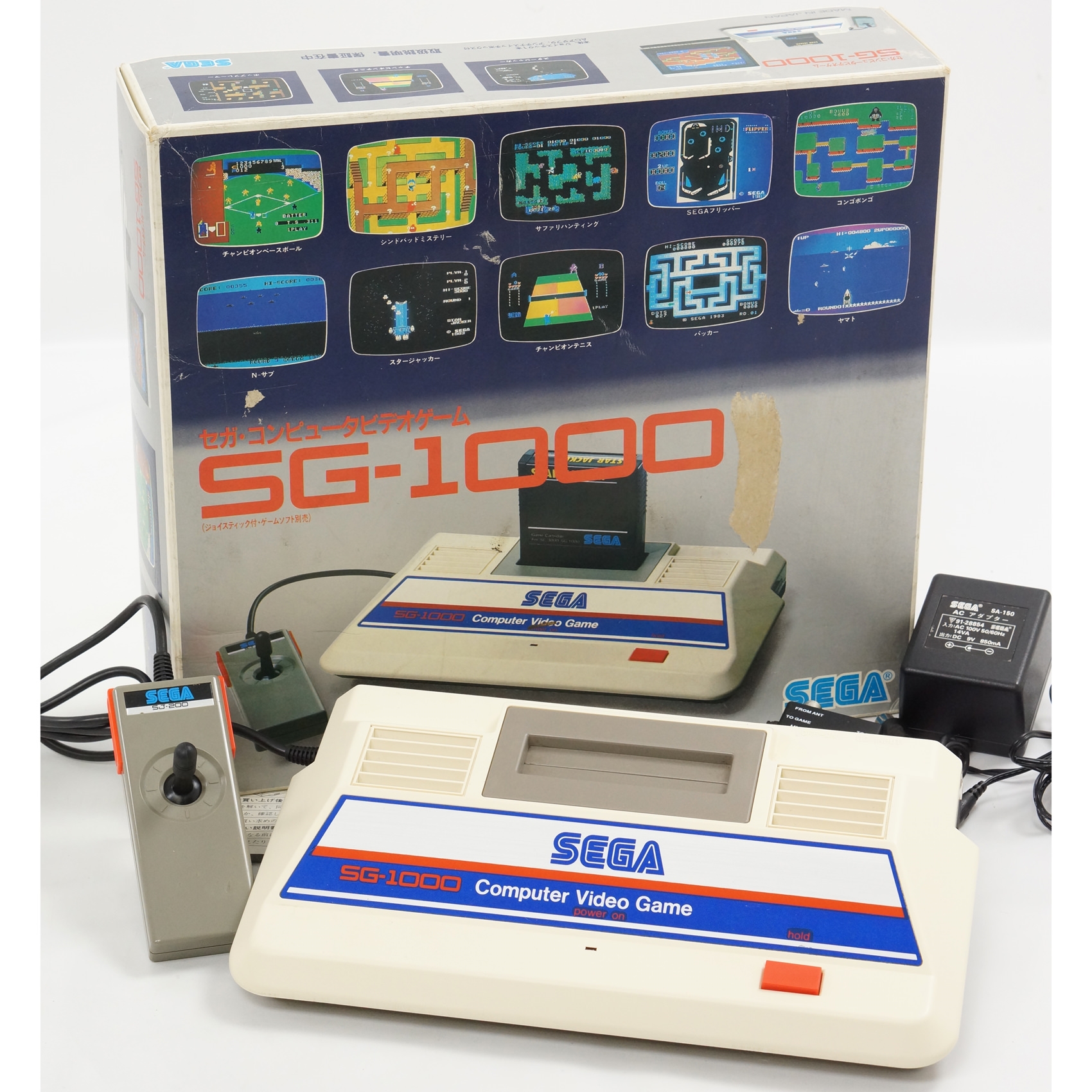 SEGA SG-1000 Console Boxed Tested System JAPAN Game H2214741