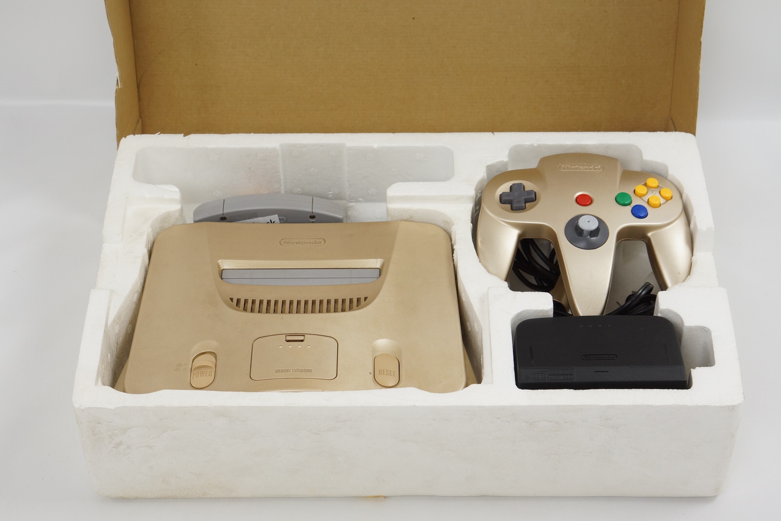 Nintendo 64 GOLD Console Boxed wz Expansion Pak Tested System Game  NUJ13812170