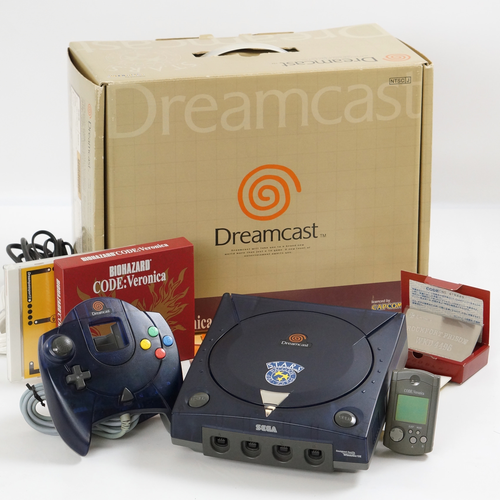 Dreamcast CODE VERONICA Limited Console S.T.A.R.S. Ver Tested System JAPAN  9722