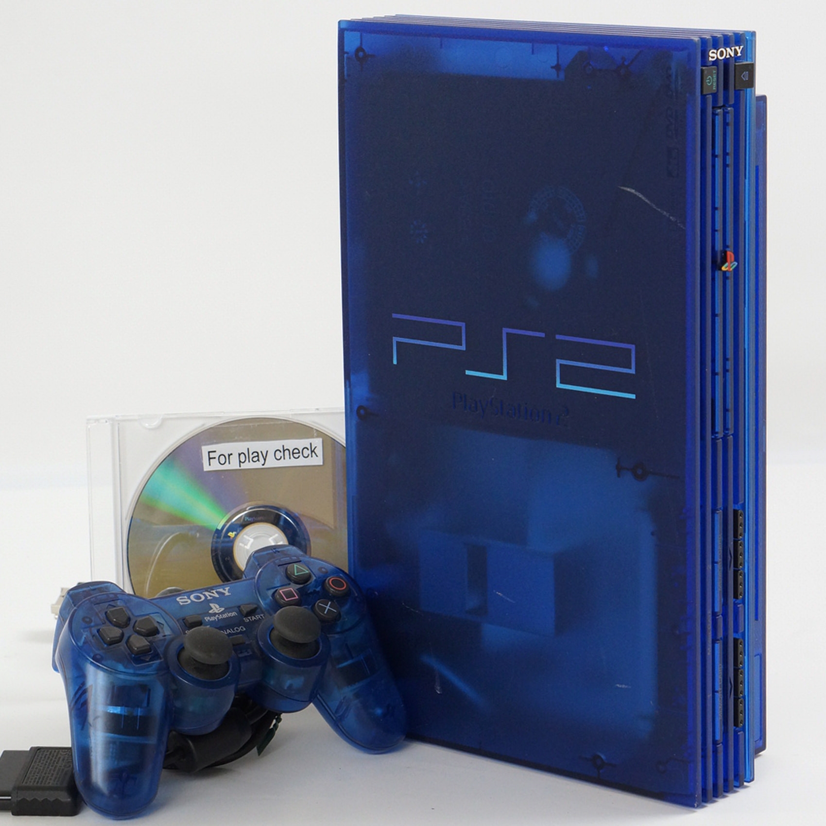 PS2 PlayStation 2 Ocean Blue Console Limited Color Japanese NTSC-J (Japan)  SONY