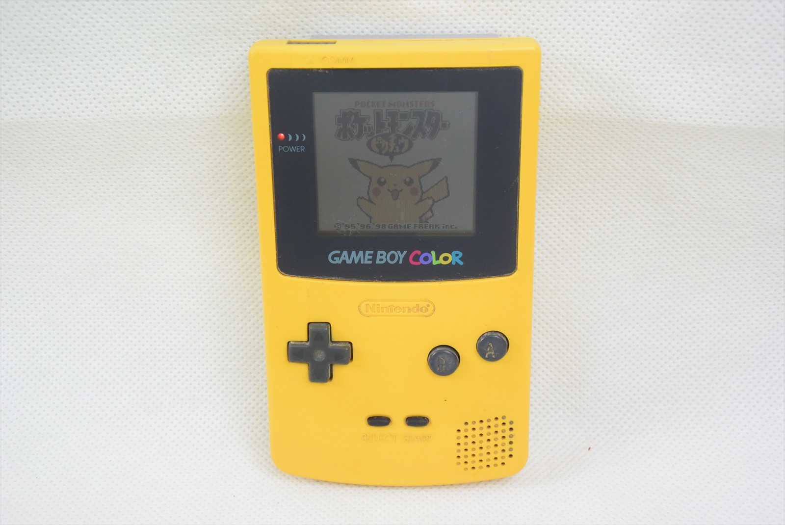 GAME BOY COLOR YELLOW Console Nintendo CGB-001 Gameboy Tested Ref/12113 ...