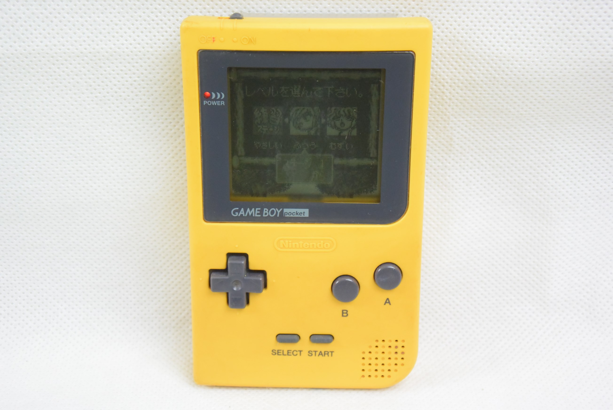 Nintendo Game Boy Pocket Yellow Console Mgb 001 Made In China 4239 Ebay
