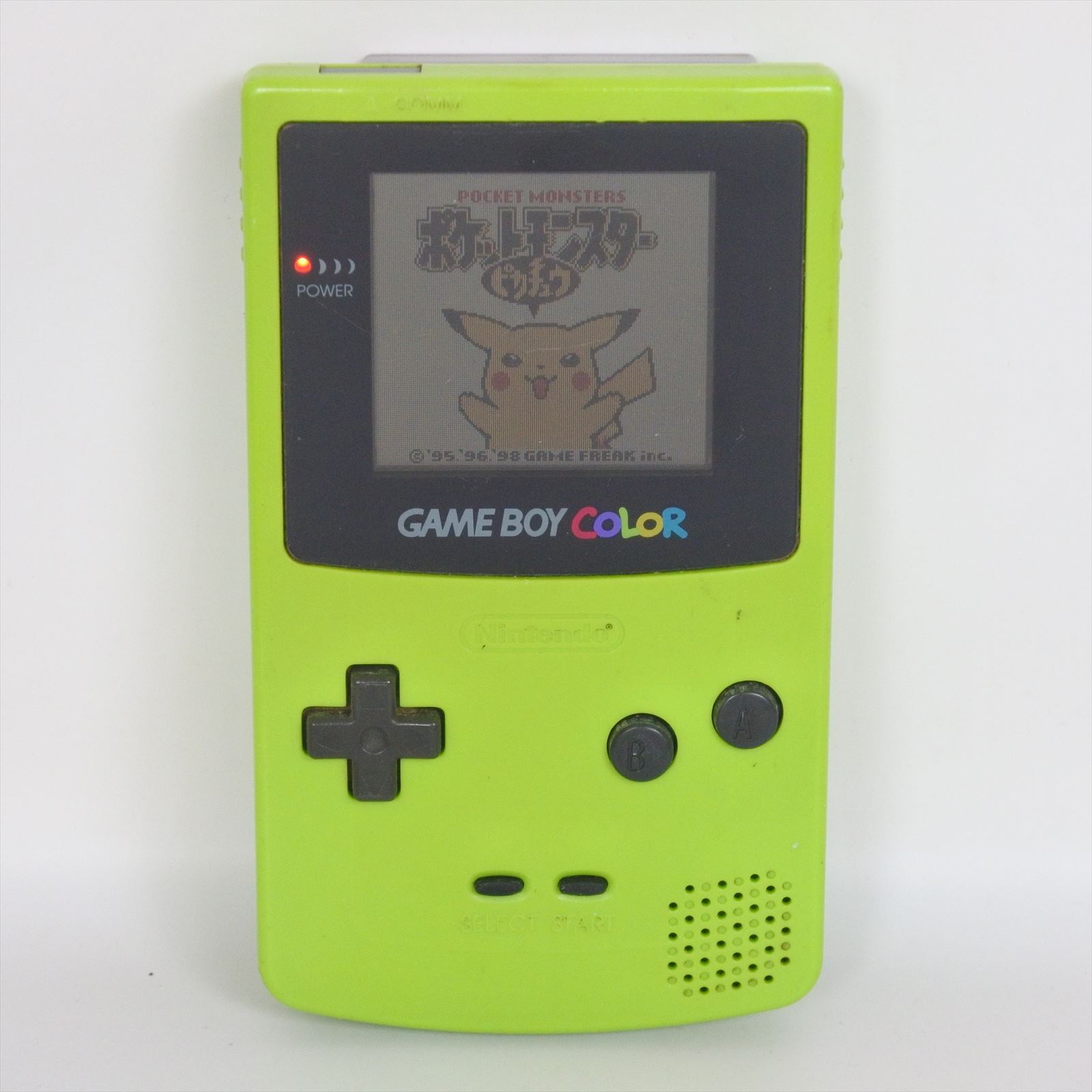 Gameboy Color Console Light Green Cgb 001 Nintendo 9112 Gb