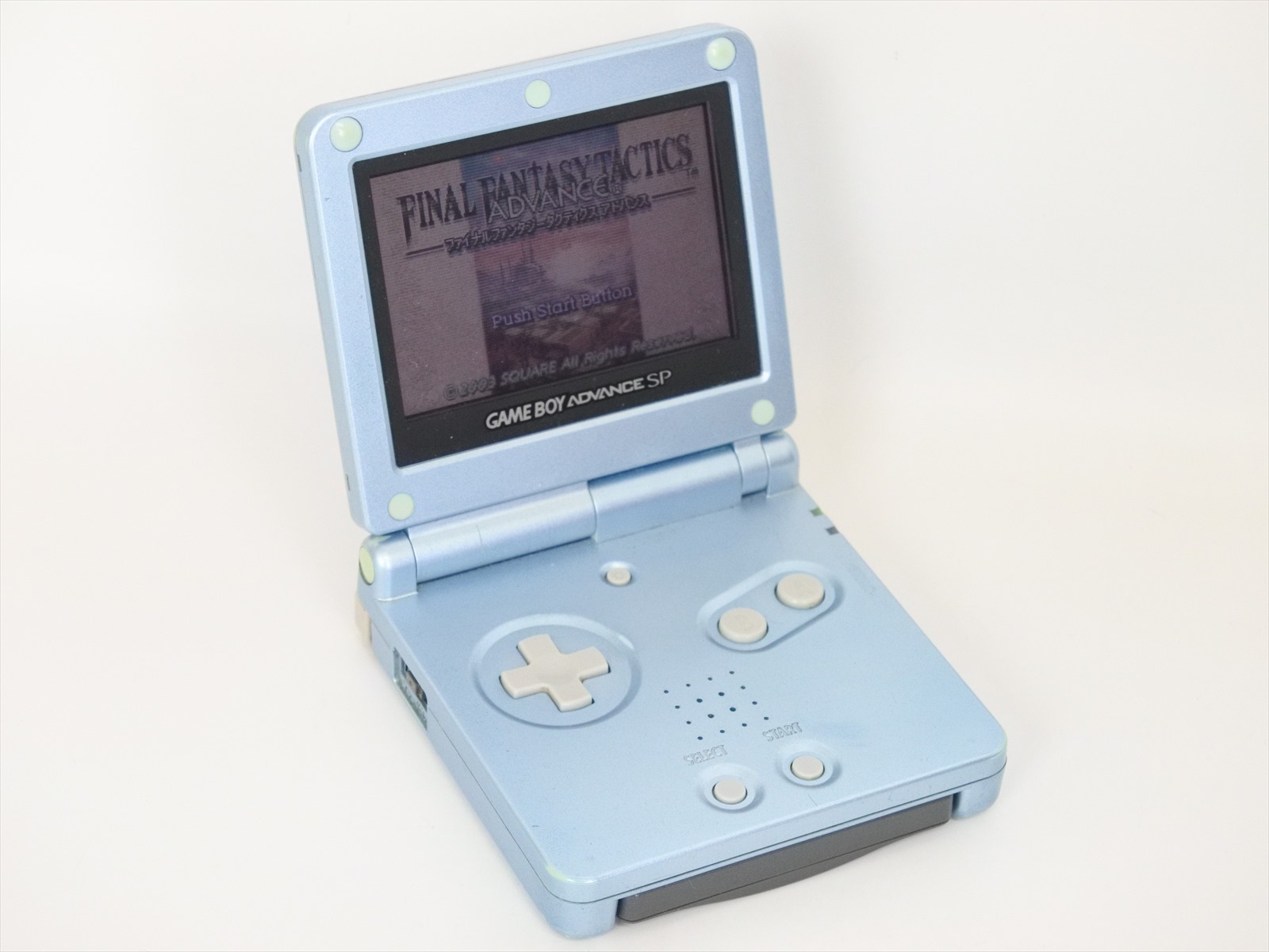 Game Boy Advance SP Console NO Sound Pearl Blue AGS-001 Nintendo 1712 ...