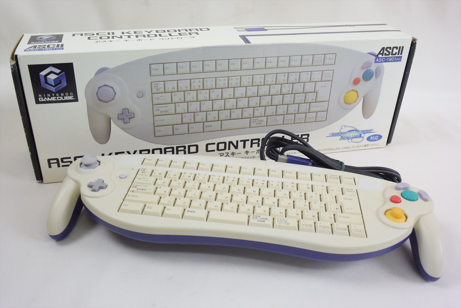 ASCII KEYBOARD Controller ASC-901po Boxed Game Cube Nintendo Ref/1111 ...