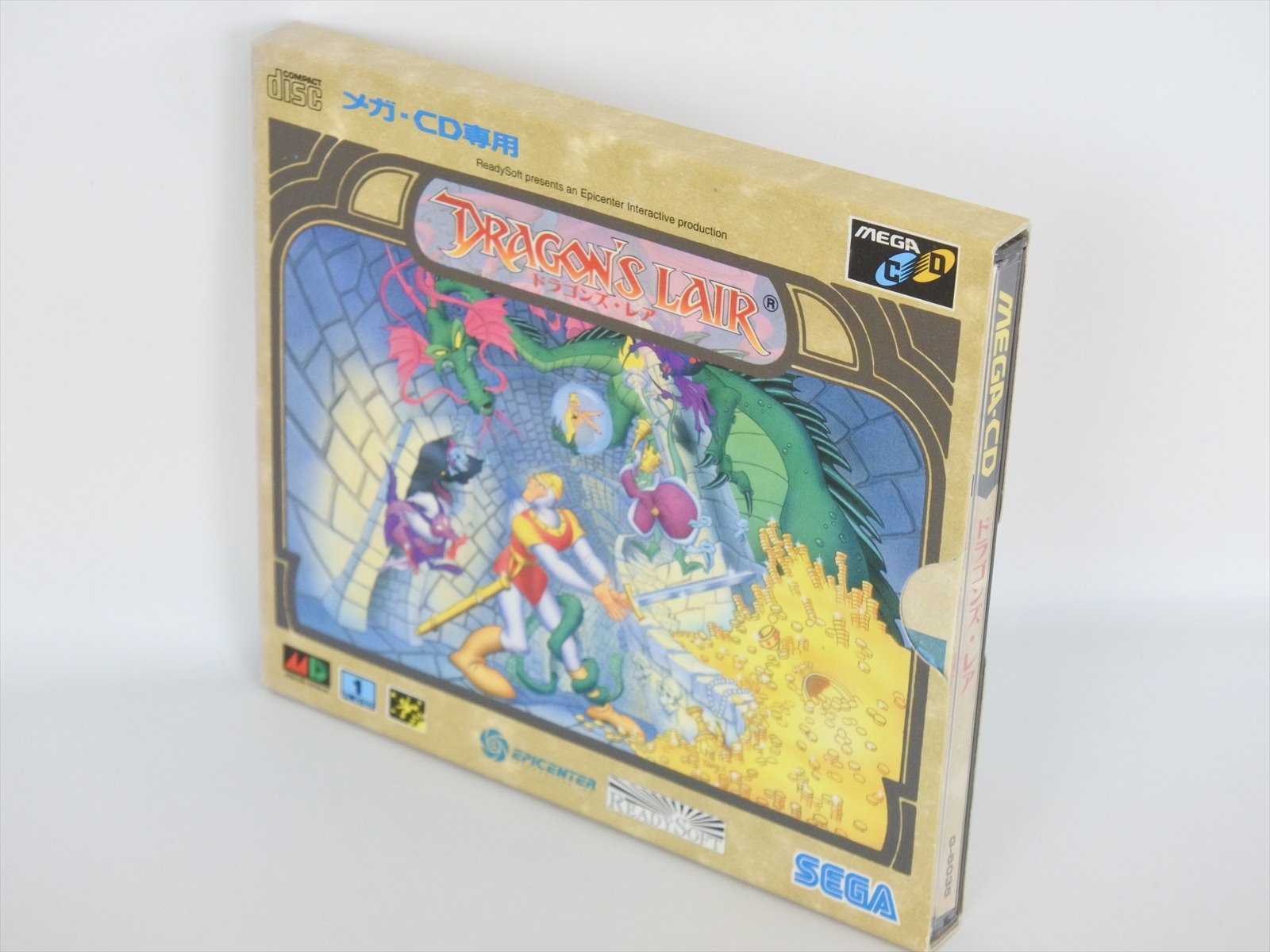 Dragons Lair Boxed Item Ref bc Mega Cd Sega Japan Game Mcd Ebay