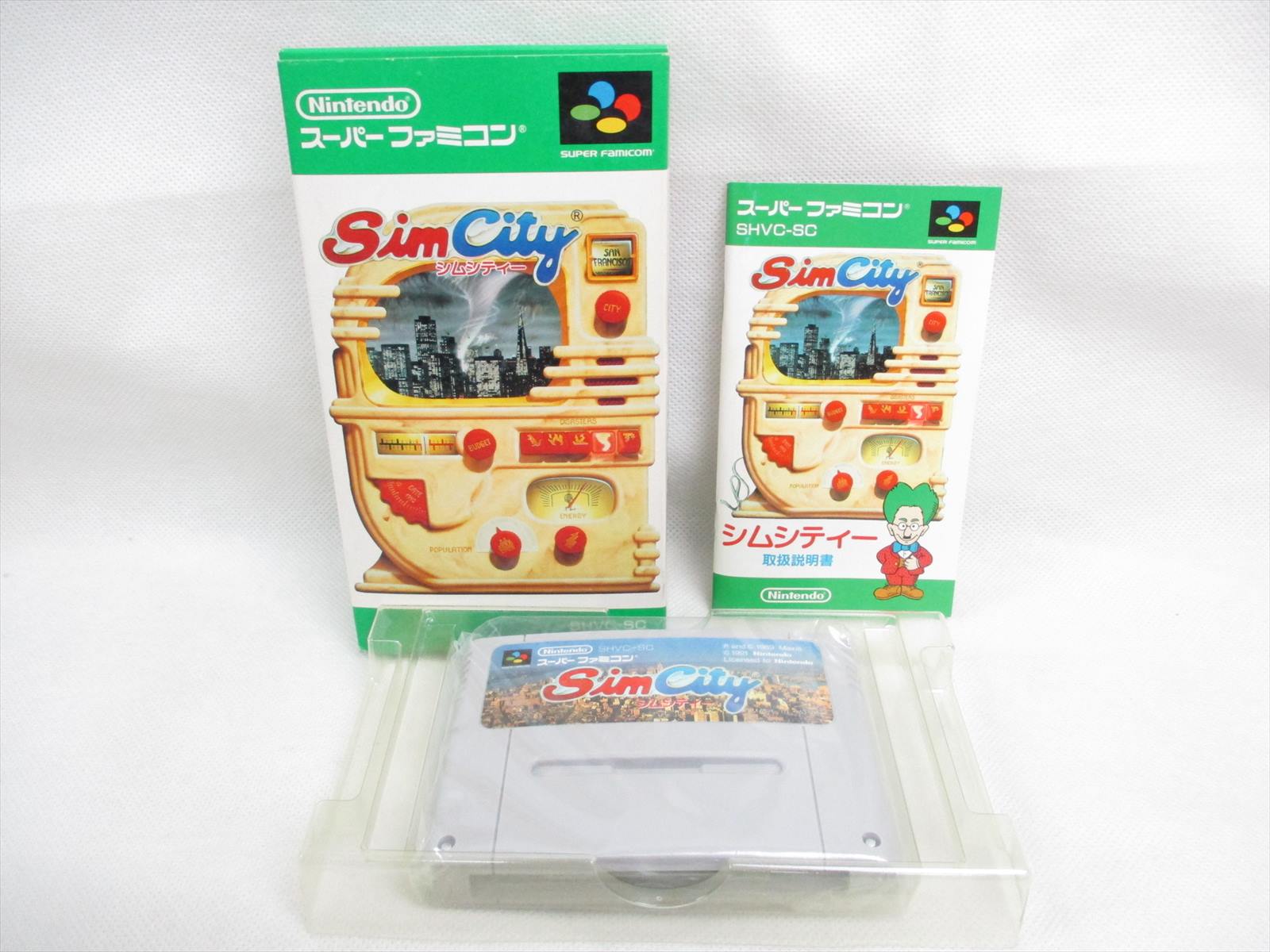 Sim City Super Famicom Nintendo Japan Game Sf 4902370501292 Ebay